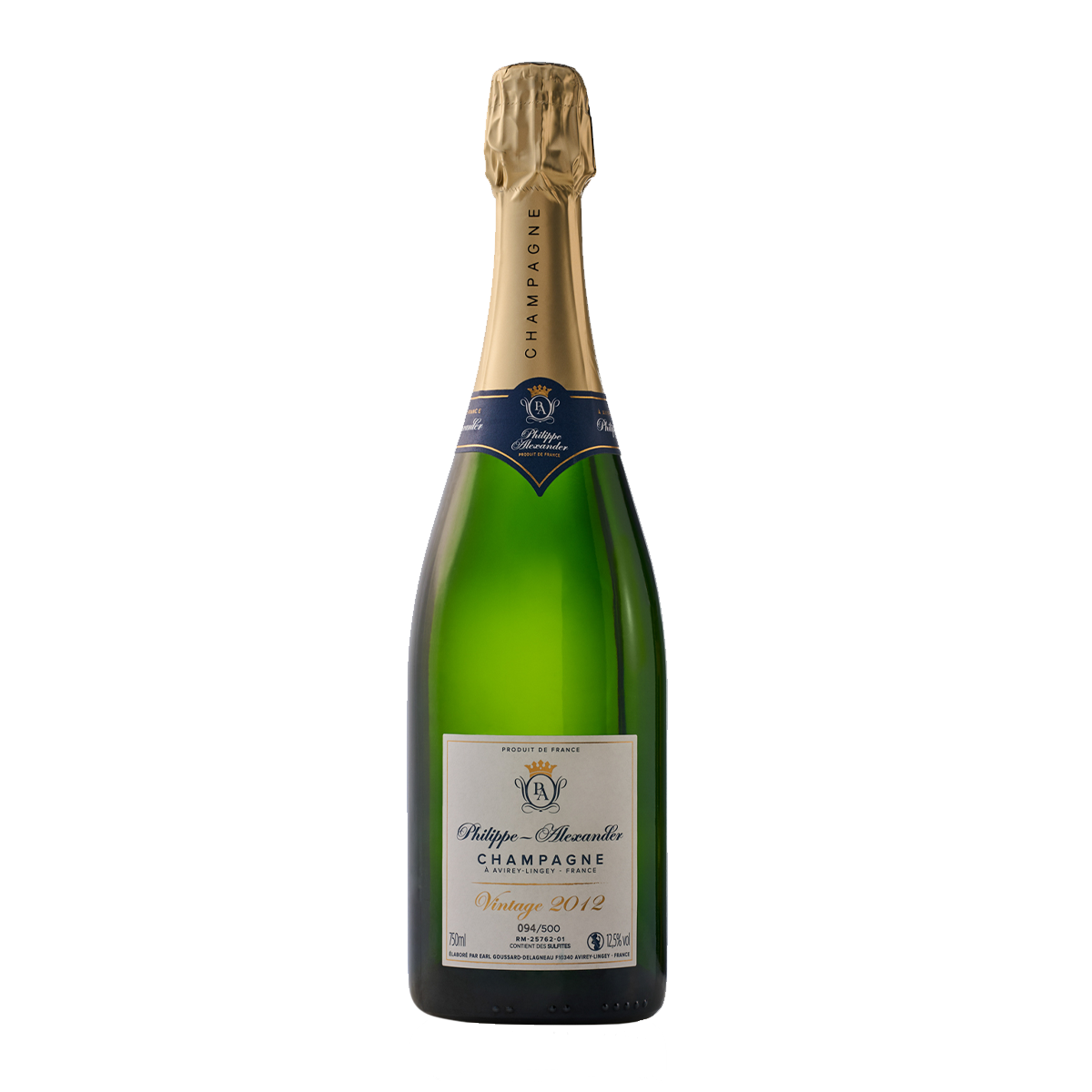 
                  
                    Philippe Alexander Champagner Avirey Lingey Vintage 2012
                  
                